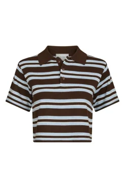 Mulann Polo Knit Blouse 165966