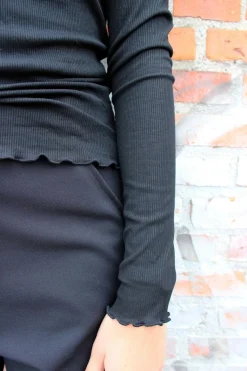 Natalia Ls Round Neck Blouse