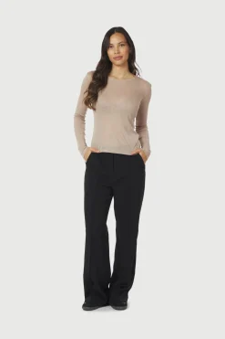 Nella Fine Rib Blouse 167271