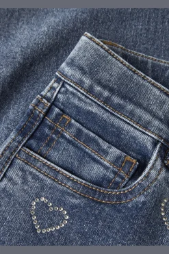 Nkfrose Wide Rhinestone Jeans 4417-Im T