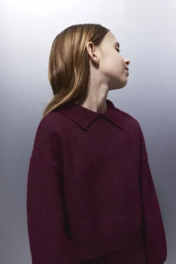 Nkfsonia Ls Polo Knit