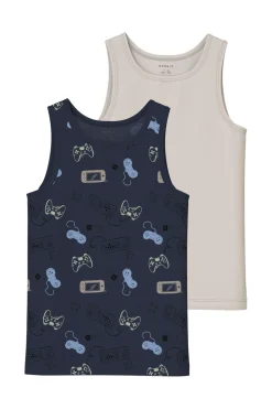 Nkmtank Top Navy Gamer