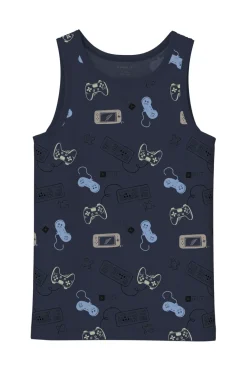 Nkmtank Top Navy Gamer