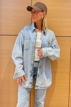 Nmalva L/S Denim Shacket Az352Lb