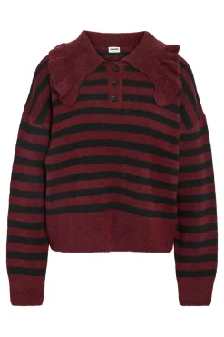 Nmbrooke L/S Frill Collar Knit