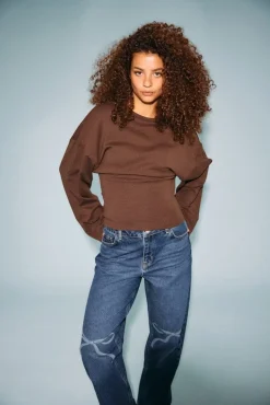 Nmeden L/S Wide Sleeve Top Fwd