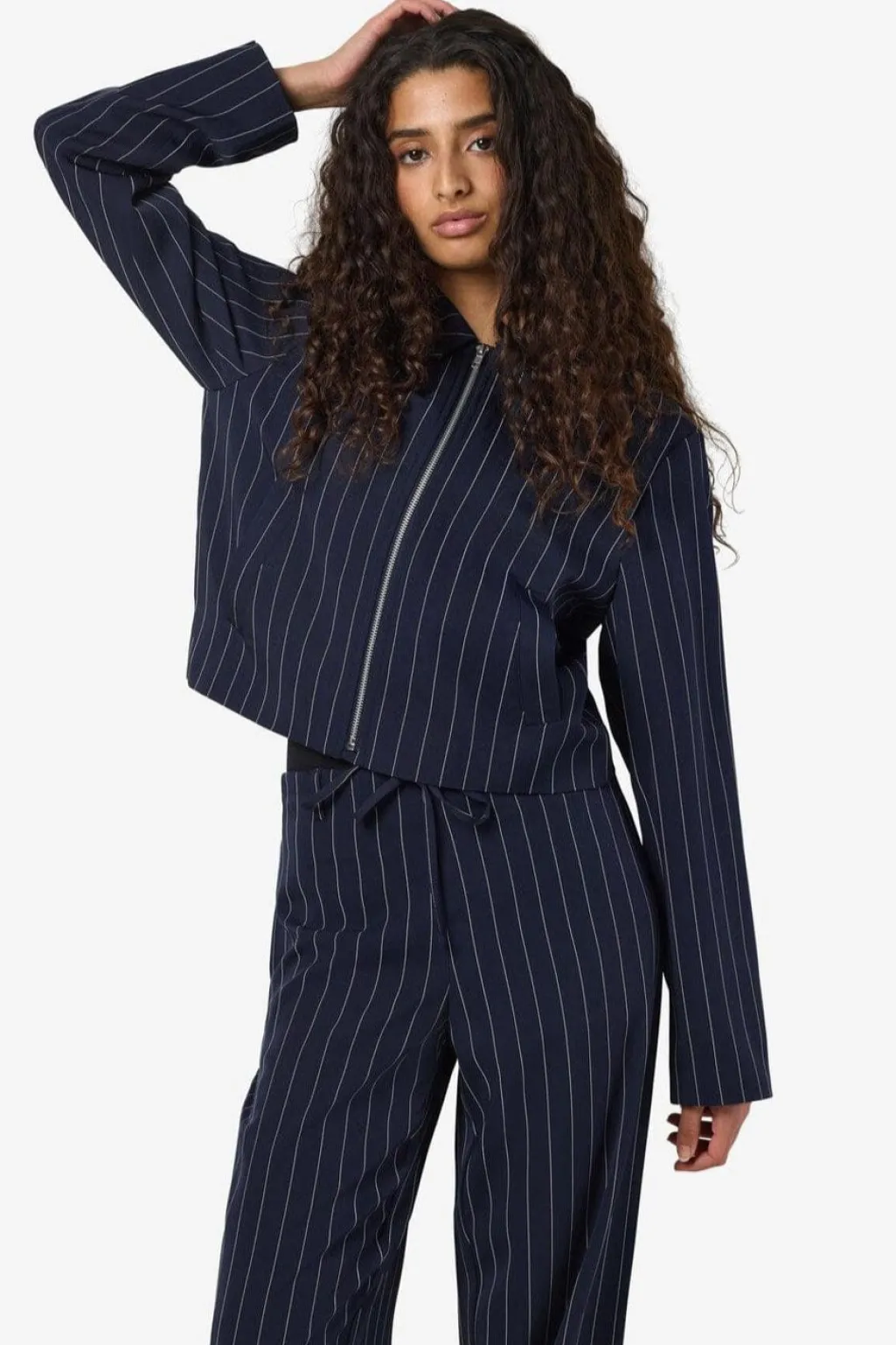 Nmella L/S Pinstripe Jacket Fwd