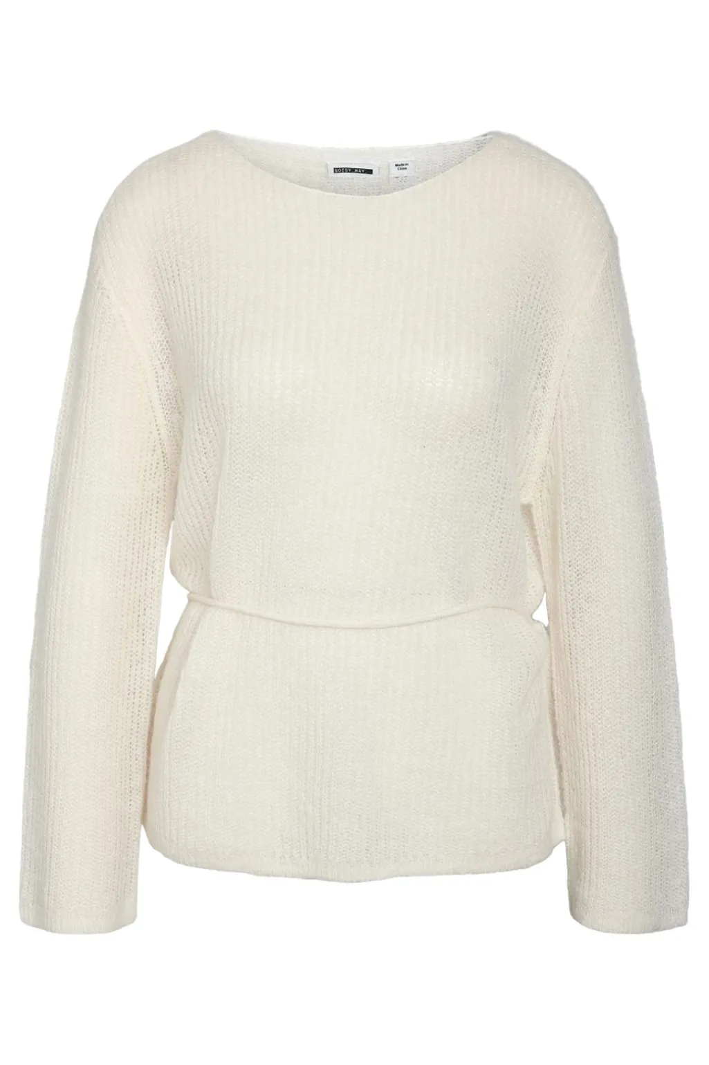 Nmesme L/S O-Neck Tie Knit Fwd