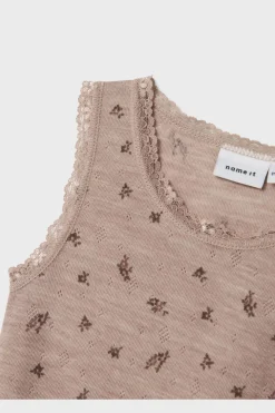 Nmfwang Wool Needle Tank Top