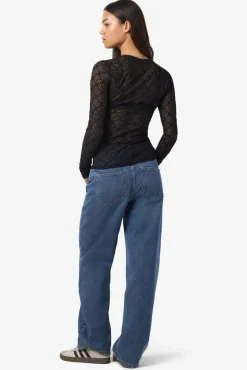 Nmjudith L/S Lace Top