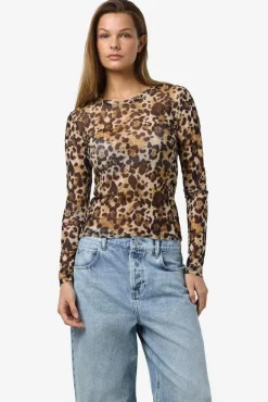 Nmjudith L/S Mesh Top Bg Fwd