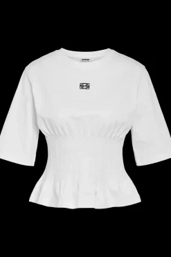 Nmkieran 2/4 Fitted Logo T-Shirt Fwd