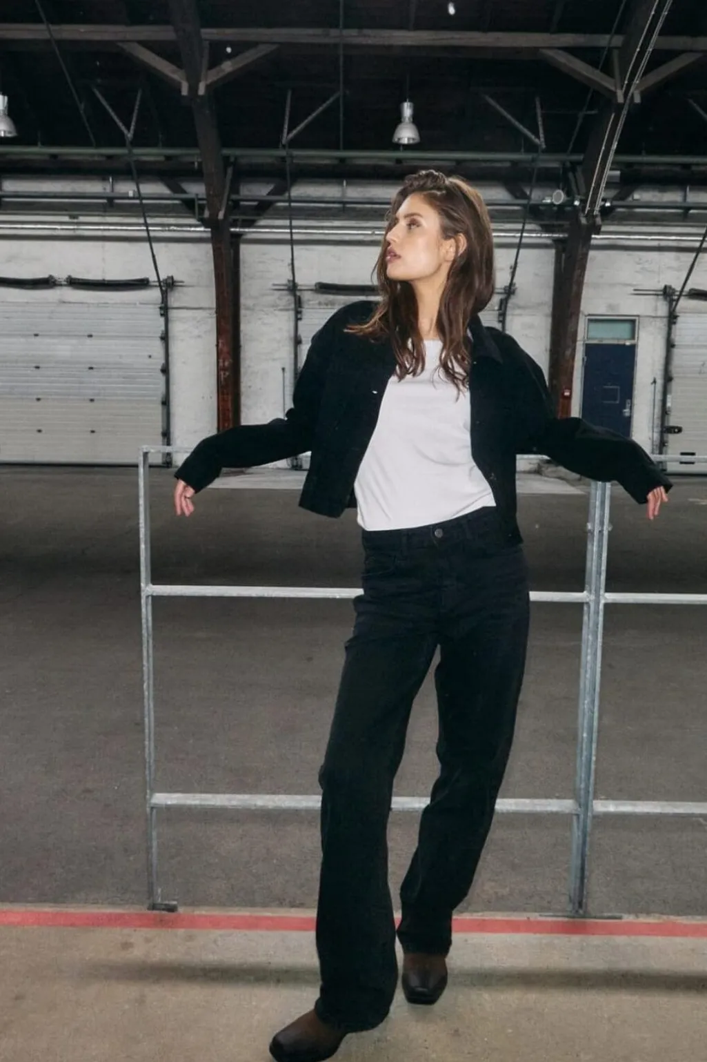 Nmmonica Straight Jean Black