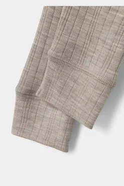 Nmmwang Wool Needle Longjohn Solid