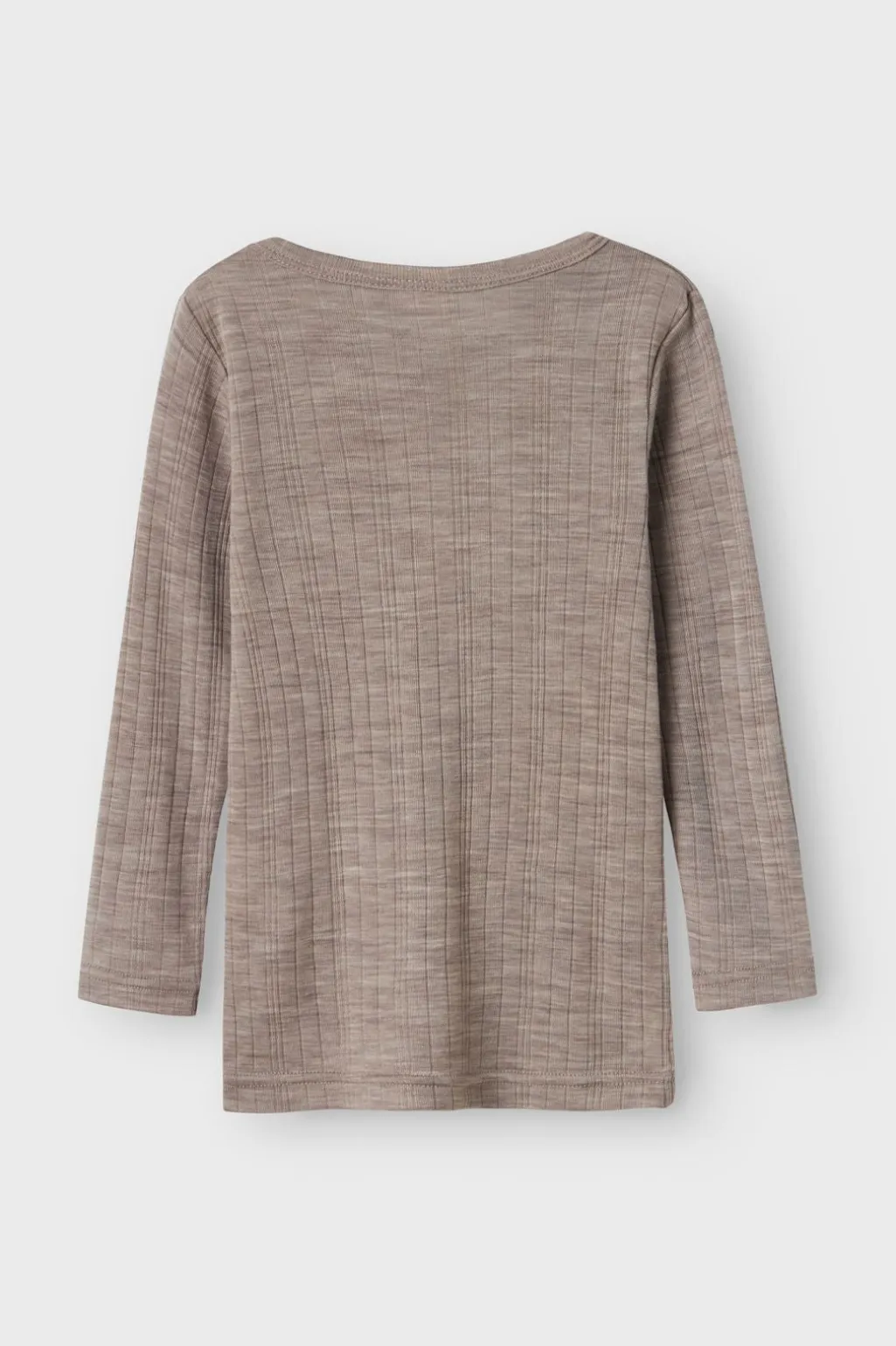 Nmmwang Wool Needle Ls Top Solid