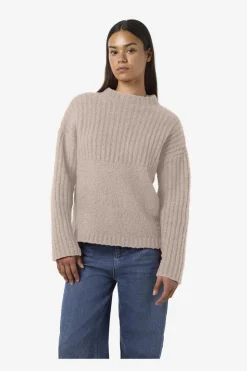 Nmnyla L/S Loose High Neck Knit Fwd Dd