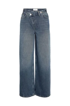 Nmsabine Nw X Over Wide Jeans Fo090Mb