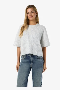 Nmsmilla S/S Cable Knit Top