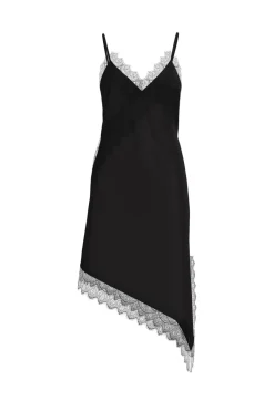 Nmsofie S/L Satin Lace Dress