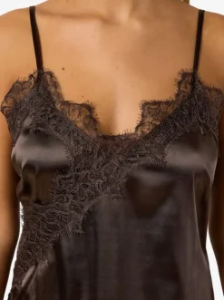 Nmsofie S/L Satin Lace Dress