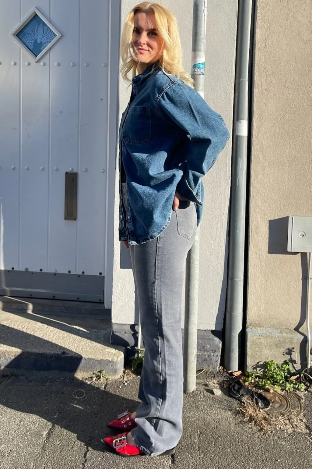 Nmyolanda Nw Wide Jeans Az371Dg Fwd