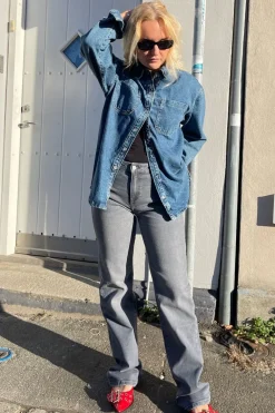 Nmyolanda Nw Wide Jeans Az371Dg Fwd