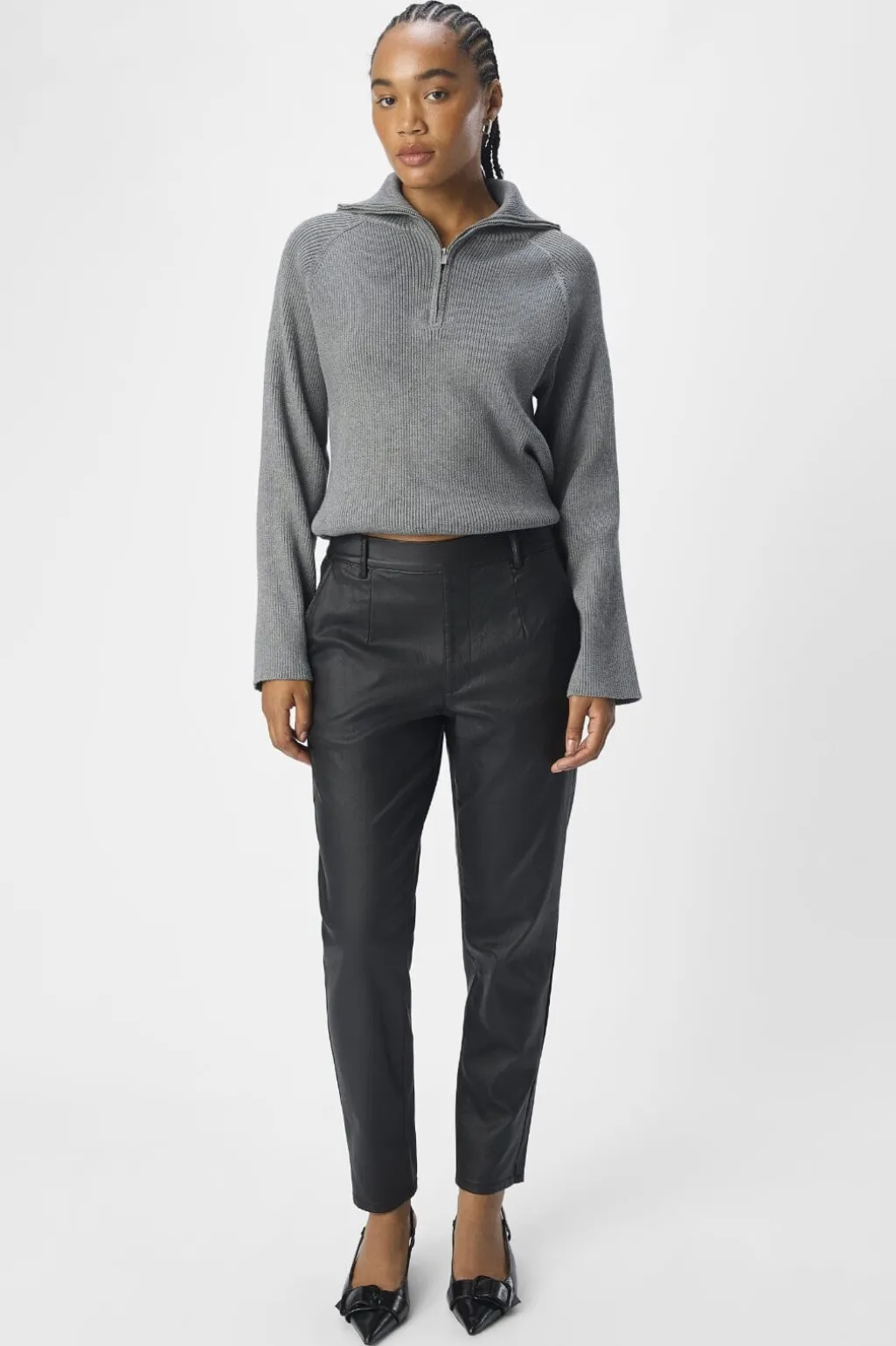 Objbelle Lisa Coated Pant