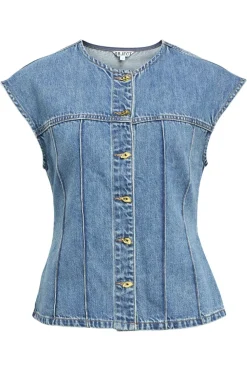 Objdivona Denim S/L Waistcoat 140