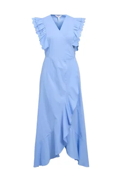 Objhope Papaya S/S Wrap Dress