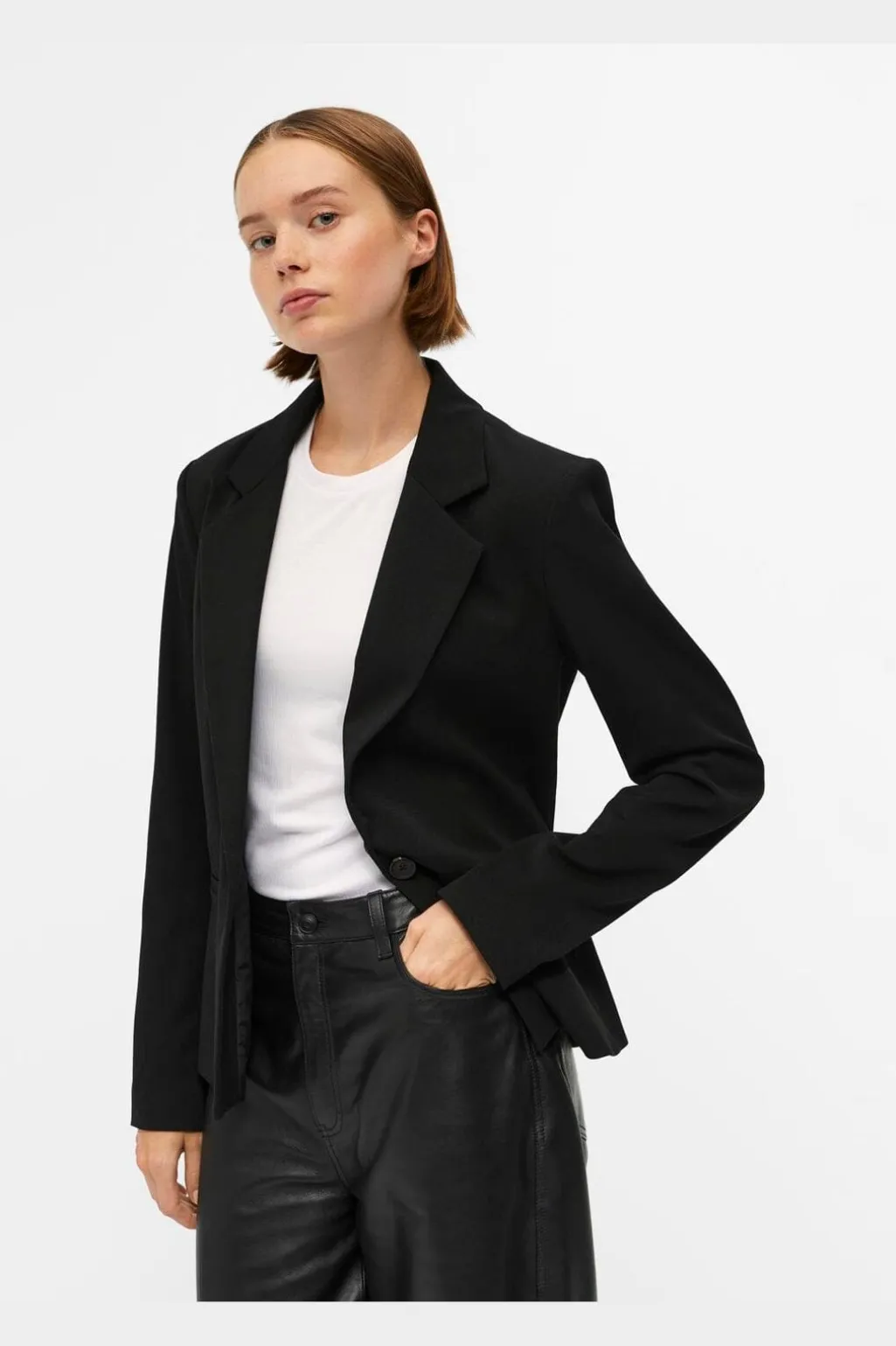 Objlisa L/S Button Blazer