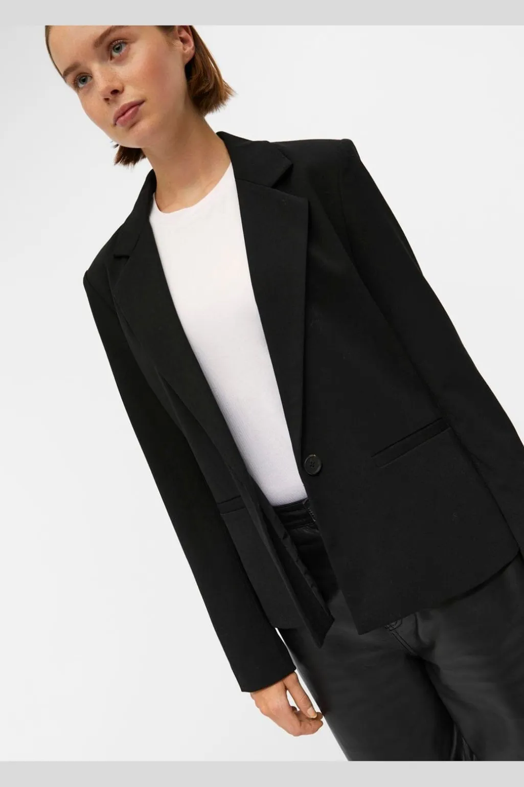 Objlisa L/S Button Blazer