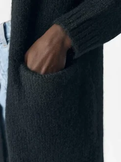 Objmilu Ls Lo Long Knit Cardigan