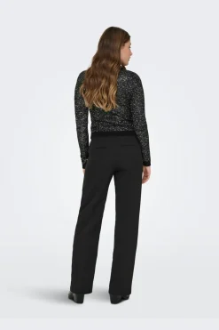 Onlabby Ls Polo Sequins Cardigan Knt