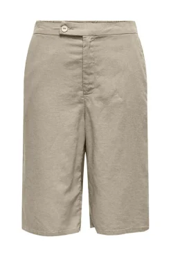 Onlcaro Linen Bl Bermu Shorts Cc
