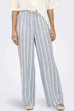 Onlcaro Linen Bl Pull-Up Pant Cc