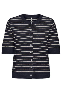 Onlchester Life Ss Stripe Cardi Cc Knt