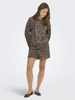 Onlconfidence New Sequins Shorts