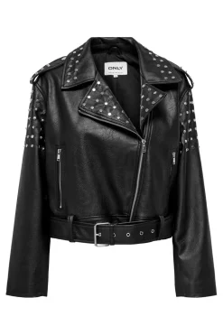 Onldestiny Faux Leather Biker