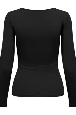 Onlea L/S 2-Way Deep Neck Top