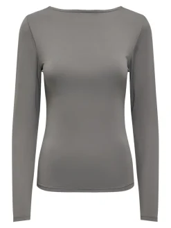 Onlea L/S 2-Way Deep Neck Top