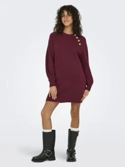 Onlemma Life Ls Button Onec Dress Cc Knt