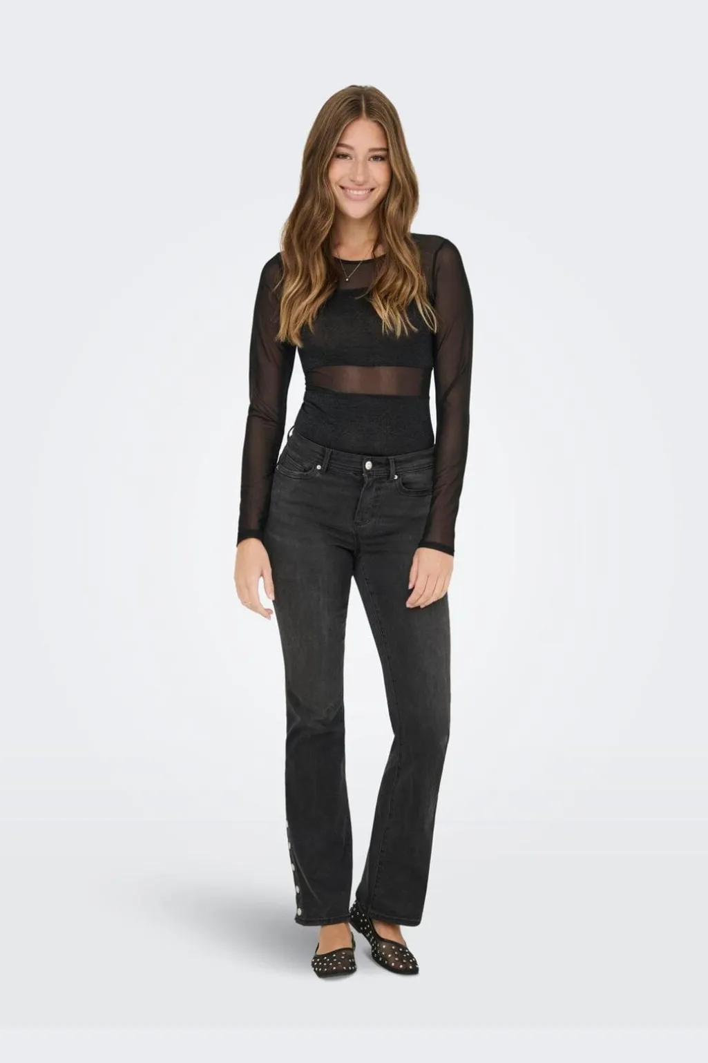 Onlesther Glitter L/S Body