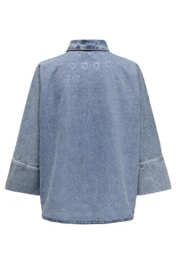 Onlgrace 3/4 Slv Shirt Heart Seq