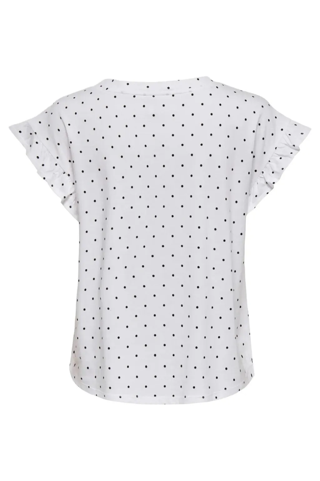 Onlgrape S/S Frill O-Neck Top