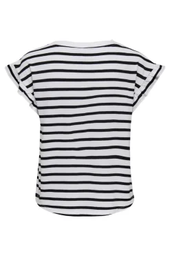 Onlgrape S/S Frill O-Neck Top