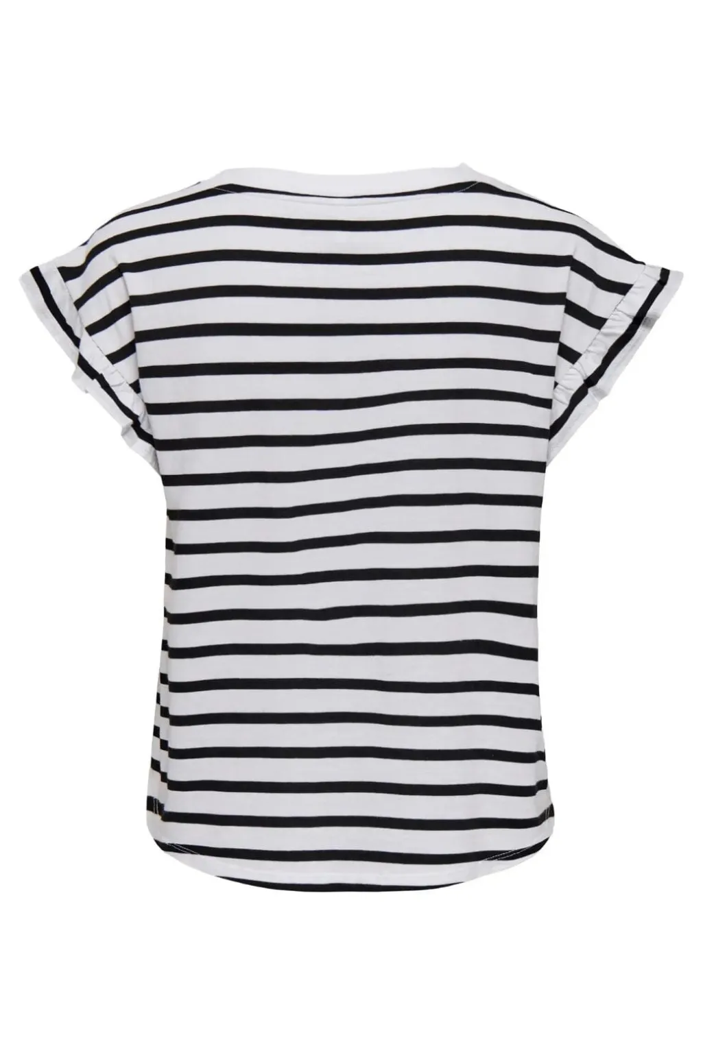 Onlgrape S/S Frill O-Neck Top