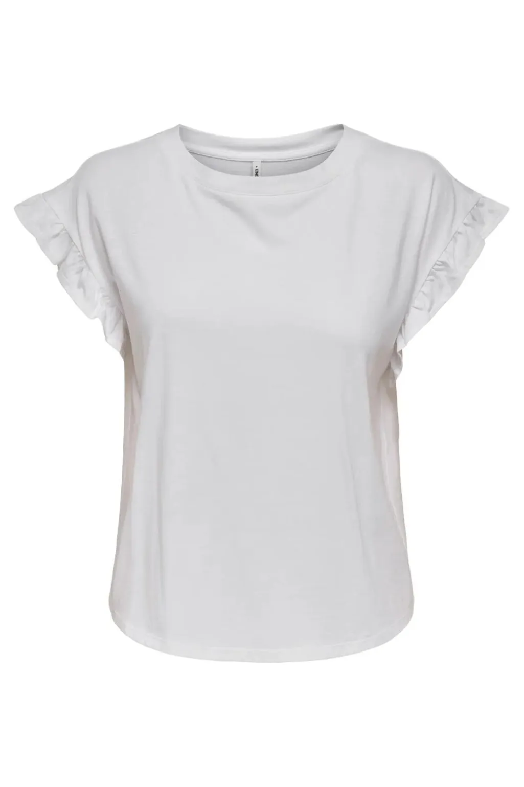 Onlgrape S/S Frill O-Neck Top