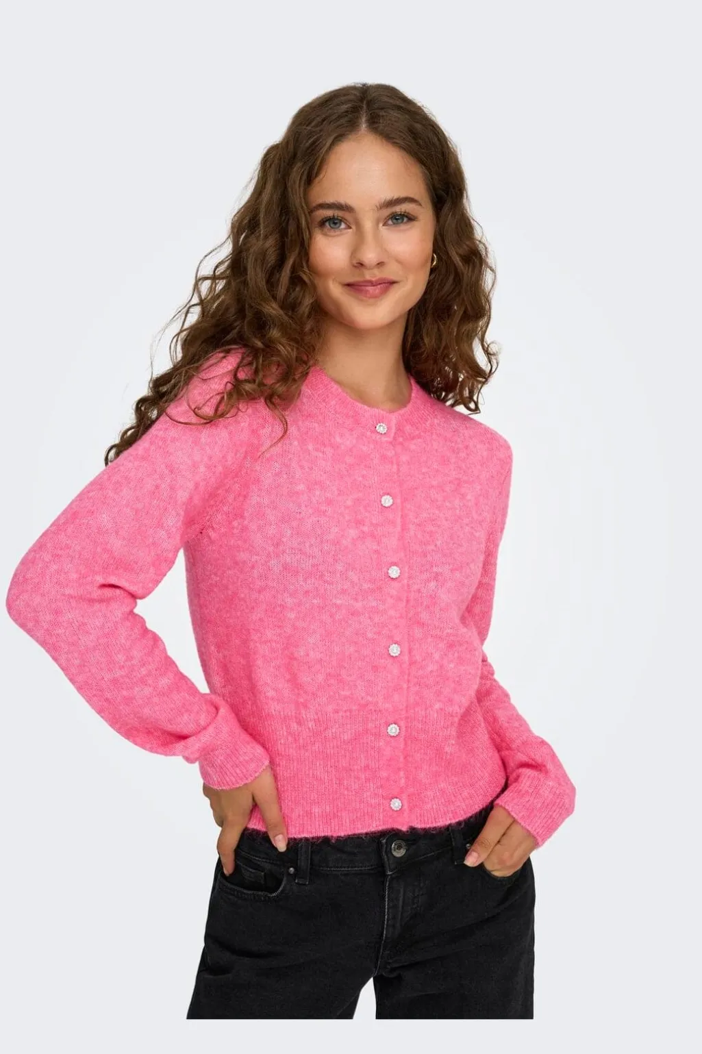Onlhavanna Ls Button Cardigan Knt