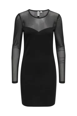 Onlheart-Becki L/S Mix Bodycondress