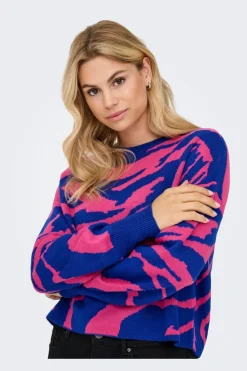 Onlhilla Ls Jq Mix Box O-Neck Knt